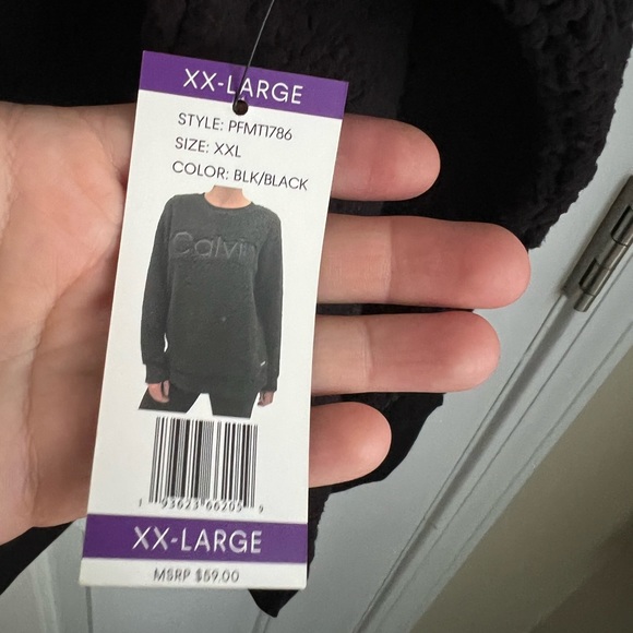 Calvin Klein Black Crew Neck Sweater - Picture 3 of 6